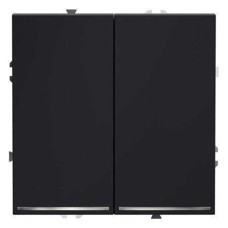 Переключатель проходной 2-кл. СП S70 10А с подсветкой механизм графит Voltum VLS020407 Voltum арт. VLS020407