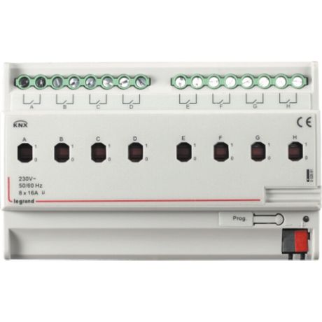 Активатор релейный 8-канальный 16А KNX DIN 4мод. Leg 002681 Legrand