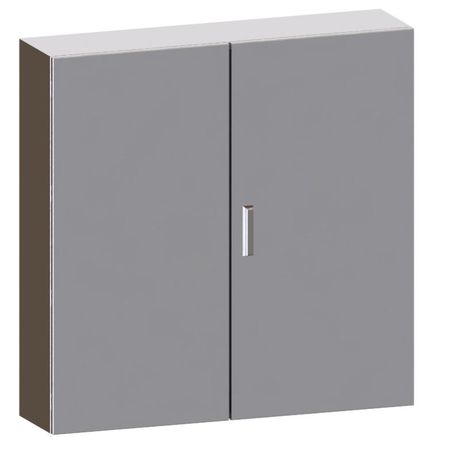 Корпус двухдверный из нержавеющей стали AISI 304, IP66, УХЛ1, 1200х1200х300 мм, с фланцем - 6841131 OBO Bettermann