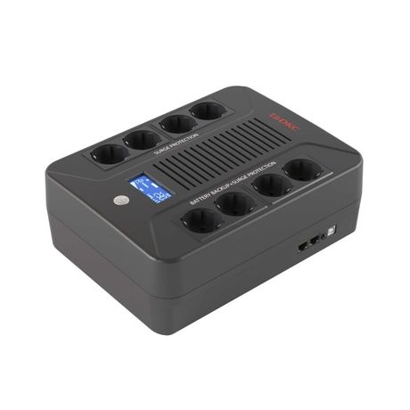 Источник бесперебойного питания line-interactive, Info PDU, 1000 ВА/600 Вт, 1/1,8xSchuko, LCD, 1x9Aч - INFOPDU1000LCD ДКС