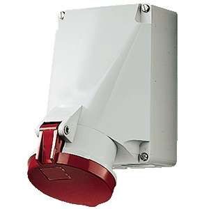 Розетка настенная 63А 3Р+E IP44 - 1141A Mennekes