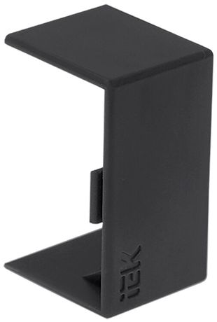 Соединитель на стык КМС 100х60 черн. (уп.2шт) ELECOR IEK EL-KK10D-S-100-060-K02