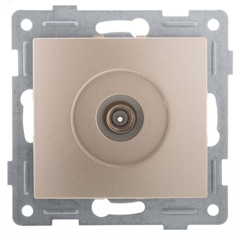 Механизм ТВ розетки 1-местн. СП Bravo шампань GUSI С10А1-027
