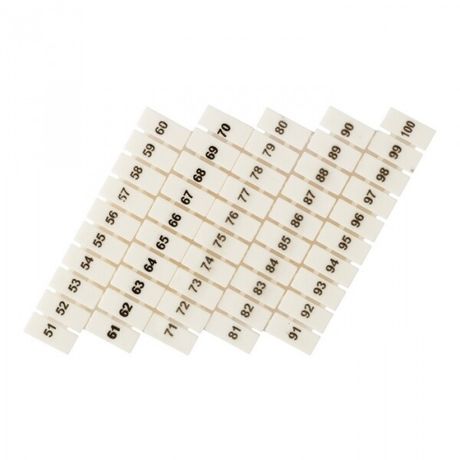 Маркеры для JXB-ST 1,5 с нумерацией 50-100 (100 шт.) EKF PROxima | zb-st-1.5-50-100