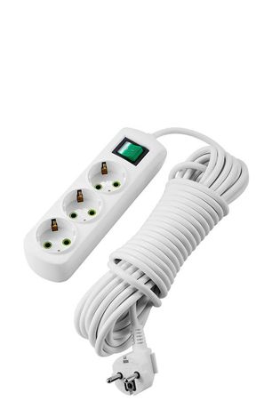 Удлинитель 3х5м с заземл. Letitia выкл. LEZARD 721-0305-302