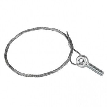 Трос стальной с рым-болтом М8 L=3м (2мм) | trrbm8-3 EKF