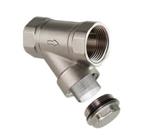 Фильтр латунь внутр./внутр. резьба 1/2дюймх45град. никель RTP 39706