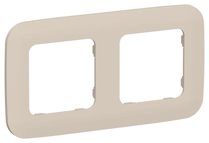 Рамка 2-м СП FLITE РУ-2-А-ФлЛ льняной IEK FI-M22-31-20-K88 IEK арт. FI-M22-31-20-K88
