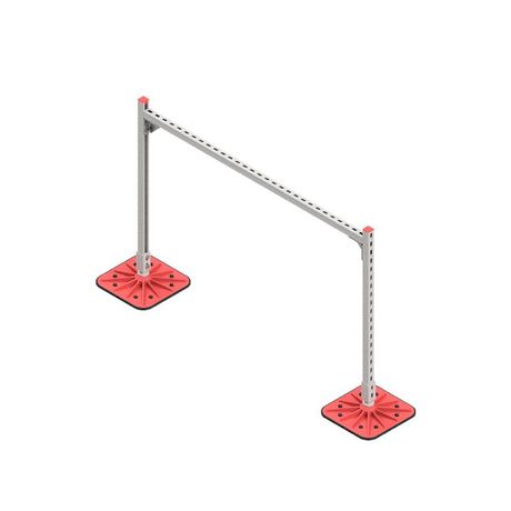 Конструкция опорная для горизонт. прямоугольн. воздуховодов и метал. лотков кабеленесущих систем TECHNORAPTOR FOOT 1500х1000 HD КМ TR0289 КМ-Профиль