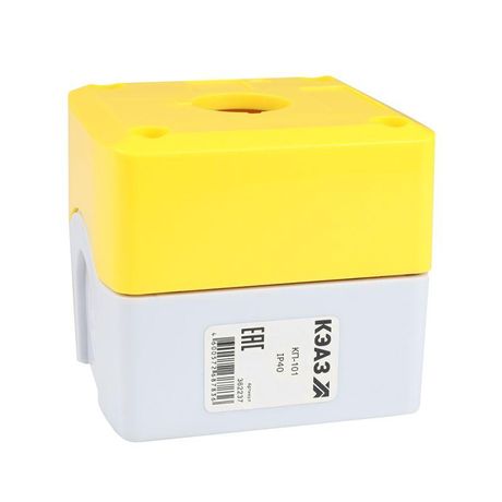 Корпус кнопочного поста КП-101 желт. 1 отв. IP40 КЭАЗ 362237