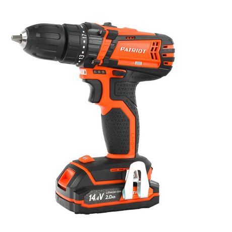 АКБ Li-Ion 144В 2.0Ач 2 скорости кейс PATRIOT 180201141 Дрель-шуруповерт аккумуляторная BR 141ES две