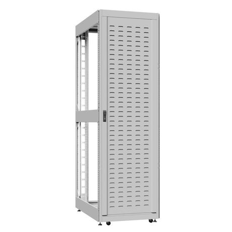 Шкаф серверный 42U 800х1200 передняя дверь: протект IP41. задняя без. боковые панели: цвет: серый RAL7035 - EX 8242.7600 SYSMATRIX