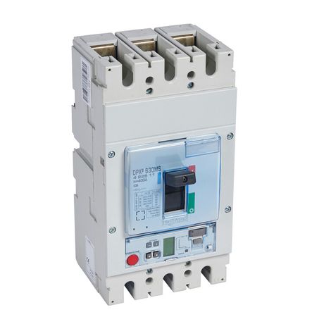 Выключатель автоматический DPX3 630 с электронным расцепителем для защиты электродвигателей 70кA 3П 400A - 422611 Legrand