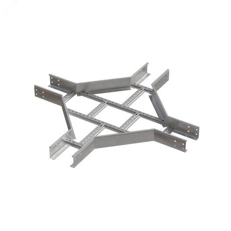 Х-разветвитель лестничный 100х500х1,2 мм INOX304 N - LXD100-500-1.2 КМ-Профиль LO40487