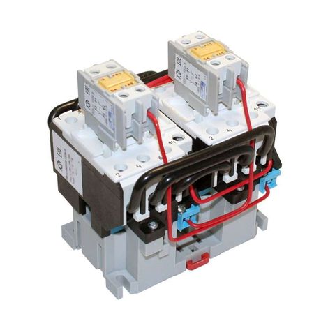 Контактор электромагнитный реверсивный ПМ12-040550 УХЛ4 В 380В (4з+2р) - 050550420ВВ380000010 КашинЗЭА