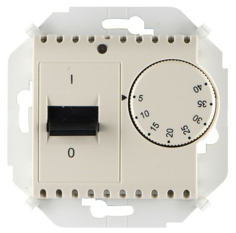 Механизм регулятора для теплого пола с зондом 16А 230В 3600Вт 5-40град IP20 Simon15 сл. кость 1591775-031