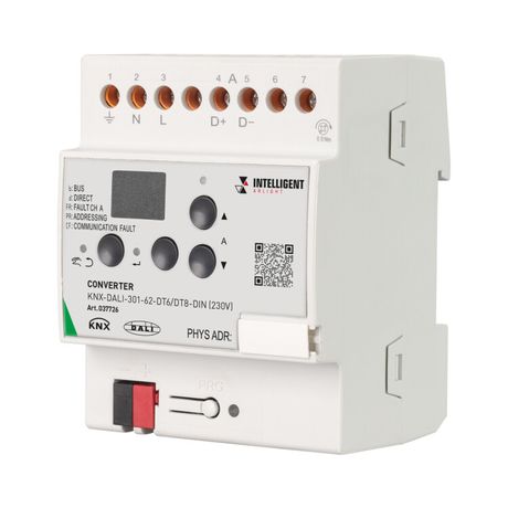 Конвертер KNX-DALI-301-62-DT6/DT8-DIN (230V) (IARL, IP20 Пластик, 3 года) INTELLIGENT ARLIGHT - 037726
