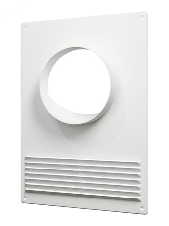 Площадка торцевая пластиковая с решеткой 180х250 фланец D120 - 120ПТПР ЭРА 11129