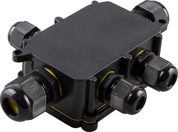 Водонепроницаемая cоединительная коробка LD525, 450V, 140х100х36, черный | 32248 Feron