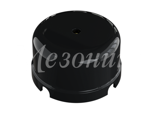 Коробка распред. пластик. D78мм, высота 43мм, IP20, цвет - черный, УСАДЬБА, МЕЗОНИНЪ | GE30236-05 GREENEL