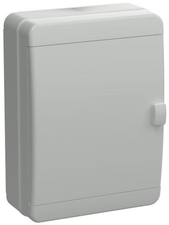 Корпус пластиковый навесной на 24 модулей КМПн-24 IP65 серый непрозрачная дверь TEKFOR | TF5-KP73-N-24-65-K03-K03 IEK