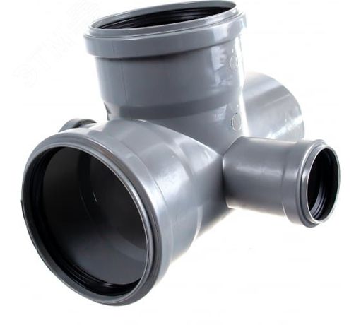 Крестовина пятерник канализационная 87 град. 110 х 50 - 115970 Ostendorf