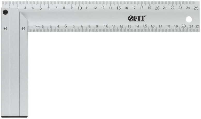 Угольник столярный литой алюмиевый Профи 250 мм - 19552 РОС