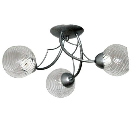 Светильник "Милана" 131 (Плафон 8274) НСБ 01-3х60-131 Е27 (ИМ) потолочный матов.хром Элетех 1005405005 1005404773