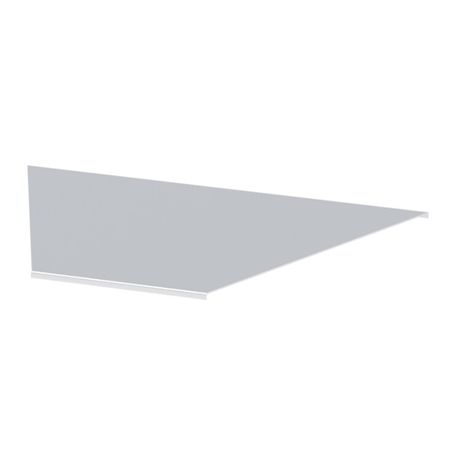 Крышка на угол 90 градусов горизонтальный лестничный усиленная 700 мм (2 мм) EKF | kgltp90700-2