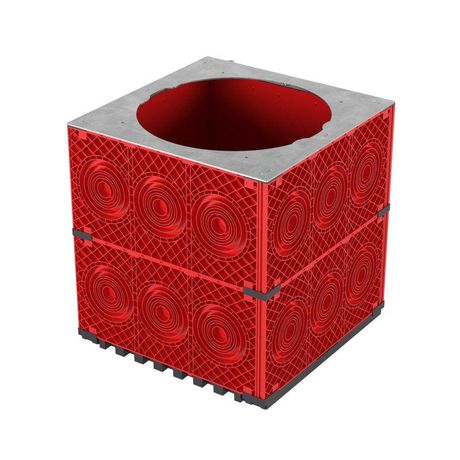 Колодец пластиковый для кабельной канализации 750х750х750 под разгрузочную плиту (без люка) DKC 270750UP ДКС