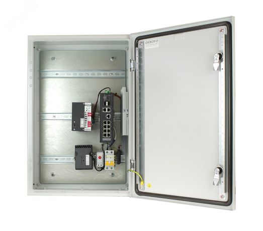 Коммутатор управляемый промышленный L2 10 портов RJ45/Combo/SFP 100 1000 Мб/с PoE 240Вт - 00-00014329 OSNOVO OS-46T1(SW-80822/ILR) OSNOVO арт. 00-00014329