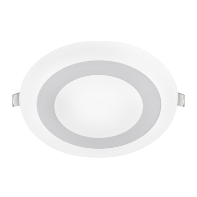 Светильник светодиодный встраиваемый круглый RLP-BL 9Вт 230В 4000К 540Лм 145мм с подсветкой белая IP20 | 4690612032962 IN HOME