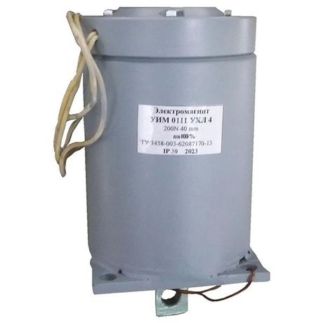 Электромагнит УИМ 0111 УХЛ4 Оп питание через спецсхему тянущее исп.ПВ=100% IP30 Электротехник ET012254 ЕТ012254