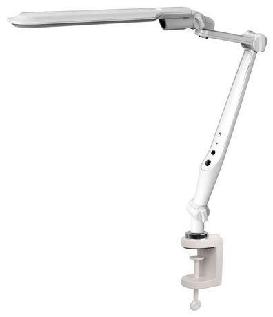 Светильник настольный KD-830 C01 LED 10Вт 230В на струбцине 600лм сенс. рег. яркости цветов. темп. бел. Camelion 14014