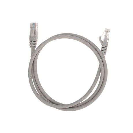 Патч-корд U/UTP CAT 6, RJ45-RJ45, 26AWG, LSZH, серый, 1м REXANT | 02-0290-1 MEET