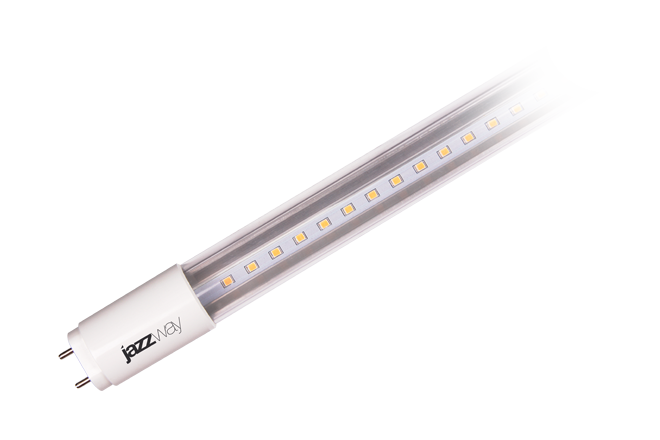 Лампа светодиодная PLED T8-600 Food Green 9Вт G13 230В/50Гц CL/PL для подсветки овощей/фруктов/зелени Pro+ JazzWay 5006522