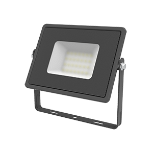 Прожектор светодиодный ДО 30 Вт 3150 лм 6500К AC 220В Серый IP65 128х28х160мм матированное закаленное стекло Qplus Gauss - 690511330