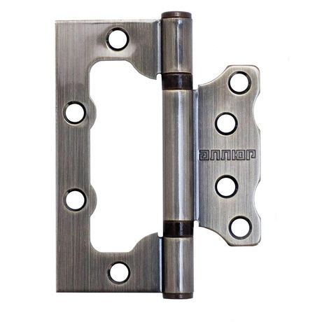 Петля накладная без врезки 100х75 2BB AB БЛИСТЕР 2.5мм бронза (уп.2шт) Аллюр 1 042