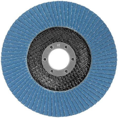 Круг лепестковый торцевой циркониевый 125мм Р 120 FIT 39970 РОС