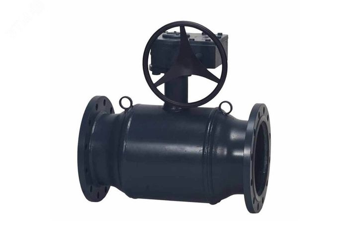 Кран шаровой FF DN350 PN16 WG (фланцевый, с редуктором, стандартный проход) спец ГТ - 065N0271RT Ридан