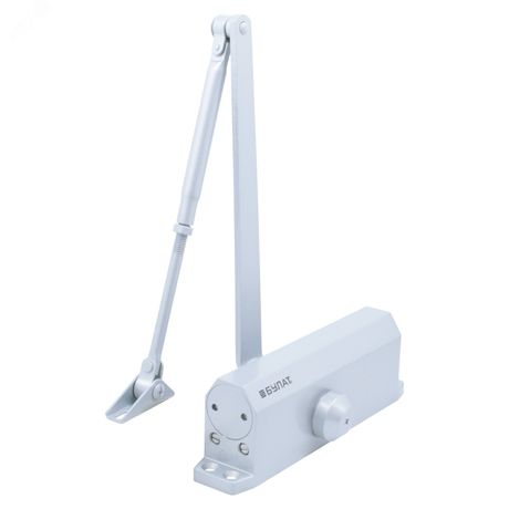 Доводчик дверной Булат ДД 504/4 A-S (60-85 кг) серебро - 13505 ПТК