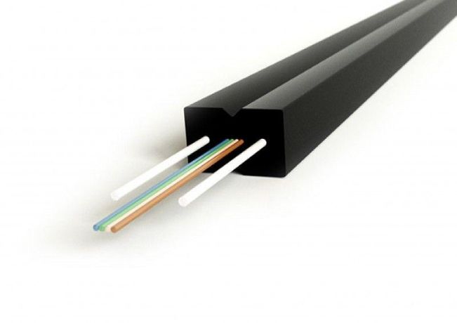 Кабель FO-FTTH-IN-9S-8-LSZH-BK волоконно-оптический 9/125 (SMF-28) одномод. 8 волокон самонесущий со свободно улож. волокнами (FTTH) гибкий для внутр. прокл. LSZH черн. Hyperline 358924