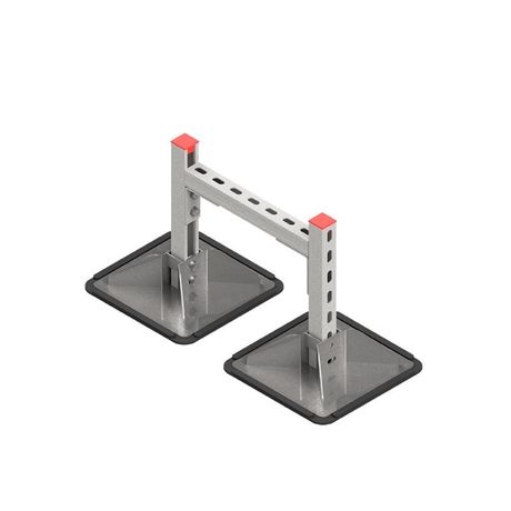 Конструкция опорная для горизонт. прямоугольн. воздуховодов и метал. лотков кабеленесущих систем TECHNORAPTOR STEELFOOT 350х500 HD КМ TR0367 КМ-Профиль