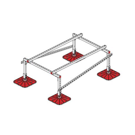 Конструкция опорная для установки оборудования TECHNORAPTOR FOOT 1000х1500 KM-TR-F-SSEI-1000-1500 КМ TR0003 КМ-Профиль