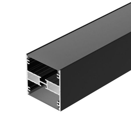 Профиль LINE-5050-DUAL-3000 ANOD BLACK L3000 алюм. Arlight 047487