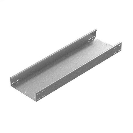 Промышленный лоток кабельный неперфорированный 200х85х3000, толщ. 2,0 мм, Сендзимир цинк, 012280 | ПЛКН-200х85х3000-2,0-СЦ Ostec
