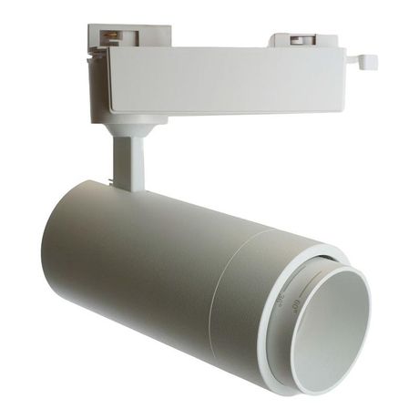 Светильник светодиодный трековый на шинопровод ДПО-20w 4000К 1400Лм белый с регулируемым углом освещения 15-60 гр. - AL137 51175 FERON