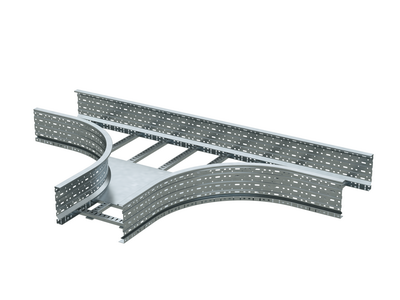 Ответвитель Т-образный лестничный 150х400 R=660мм горячеоцинкованный - ULT654HDZ ДКС