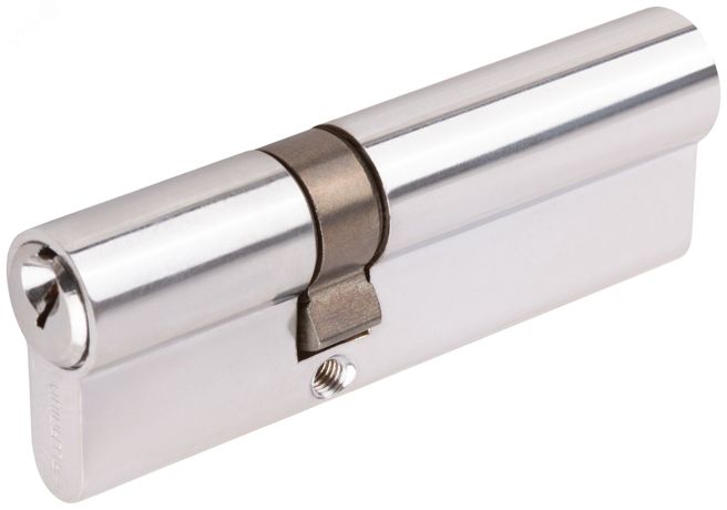 Цилиндровый механизм ''PALLADIUM'' асимметричный, 90 мм, ключ-ключ, хром - 67245 РОС