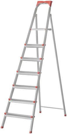 Лестница-стремянка стальная, 7 ступеней, вес 8.8 кг - 65335 РОС